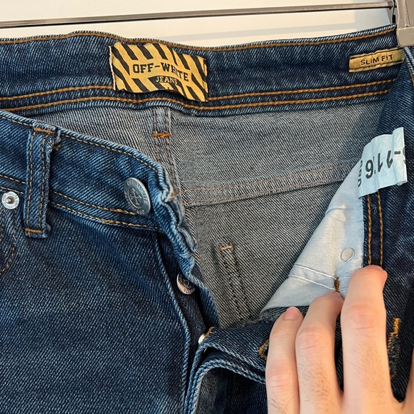 Off-White Jeans- Size 30W-L30 - Picture 2 of 5